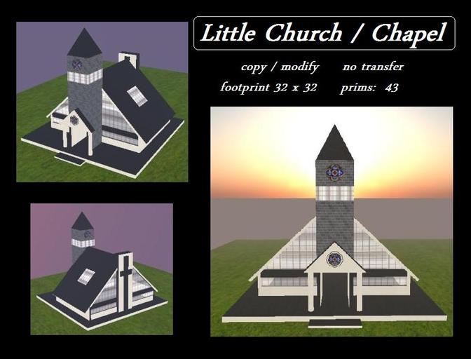 ~~* Little Church / Chapel *~~  boxed