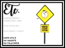 Etc. HALLOWEEN Vampire Feeding Station