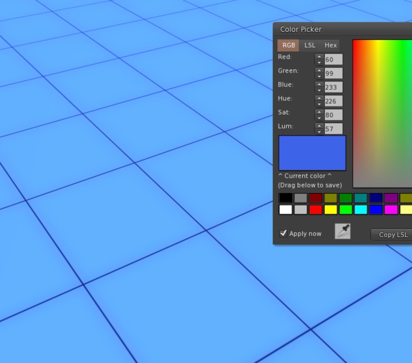 Any color ground with black grid