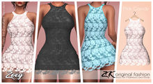 -:zk:- Zoey Dress Pink Candy-Add me