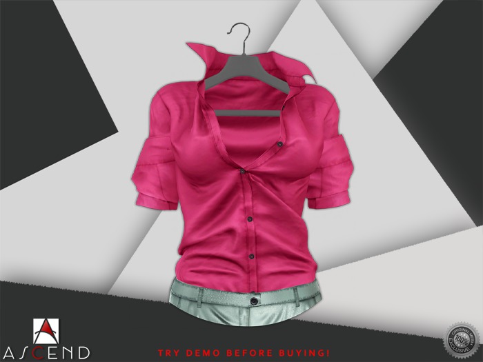 //Ascend// Jenny Shirt - Ruby 