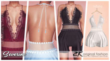 -:zk:- Severine Romper White-Add me