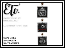 Etc. HALLOWEEN - Set Of 3 Pictures