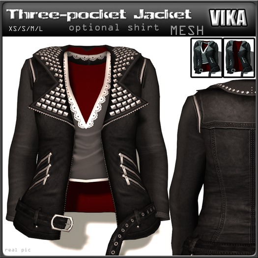 Three pocket female Jacket DEMO