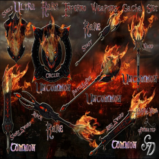 *Smooth* Boxed Inferno Short Sword