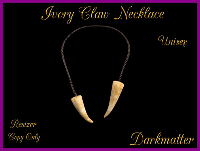 Ivory Claw Necklace
