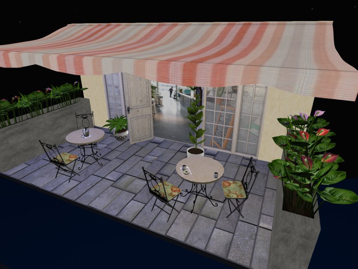 Backdrop Cafe From Paris