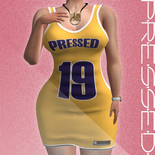 [Pressed] Jersey Dress Yellow