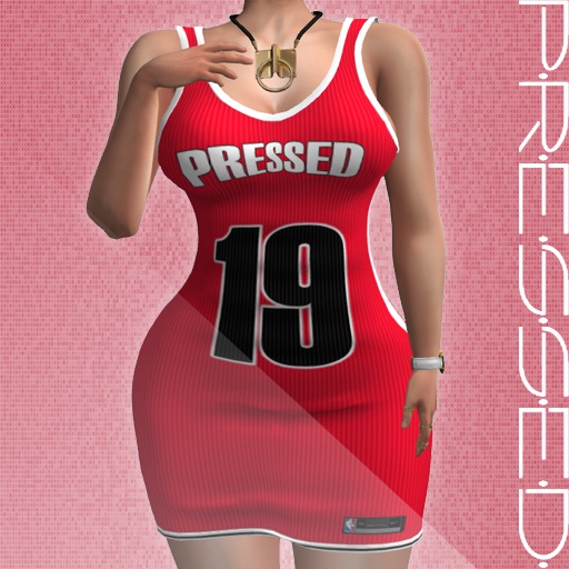 [Pressed] Jersey Dress Red