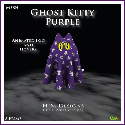 Ghost Kitty - Purple