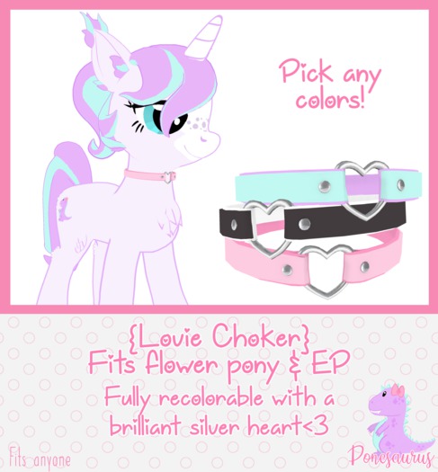 {Ponesaurus} Lovie Choker Pack {Add}
