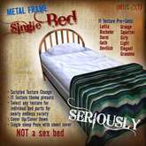 =Seriously!= Metal Frame Single Bed
