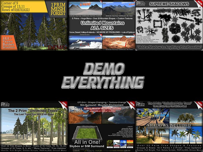 PrimPossible Demo Everything (Updated Sept 2018)