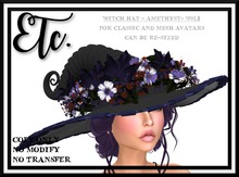 Etc. Witch Hat - Amethyst