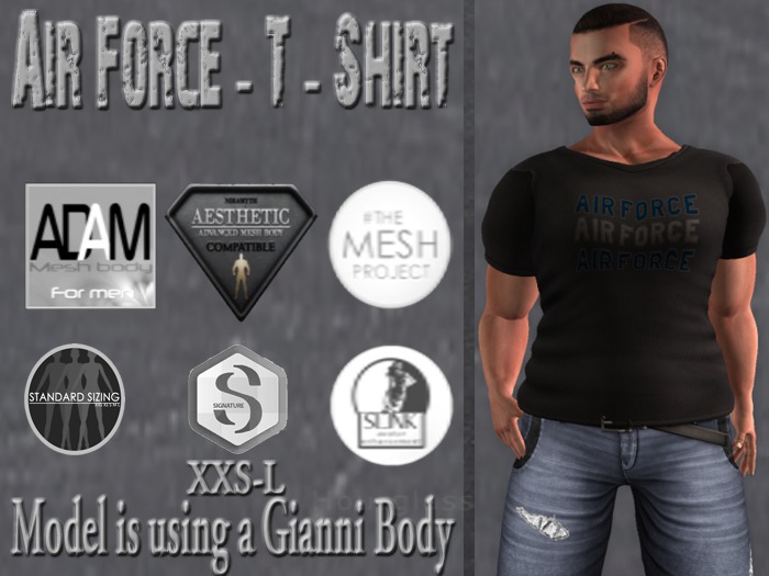 Air Force - Men's Grey T-Shirt