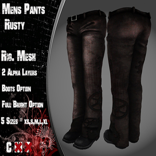 (A.D.) Mens Pants - Rusty