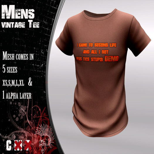 (A.D.) Mens Vintage Tee - DEMO