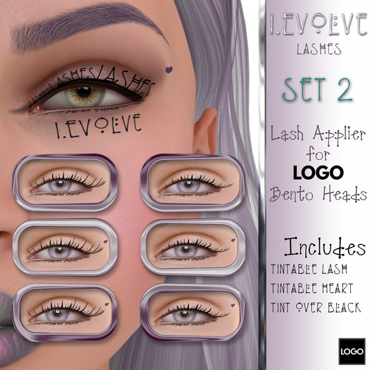 [i.E] Lashes - Set 2 for LOGO