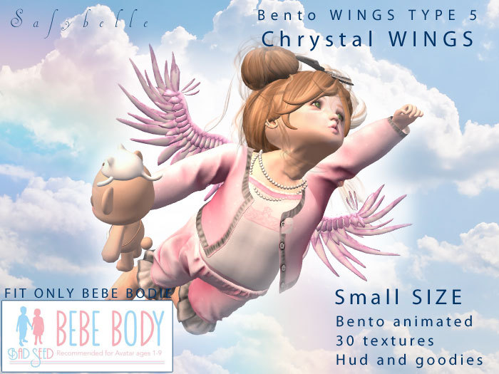 289@Safybelle[CM]ChrystalWings  for BEBE BODIES SMALL