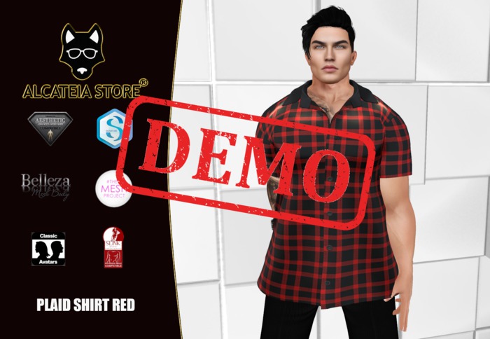 [DEMO] Alcateia - Plaid Shirt Red