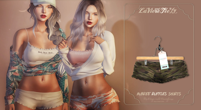 Tee*fy Aubree  Ruffles Shorts - Army