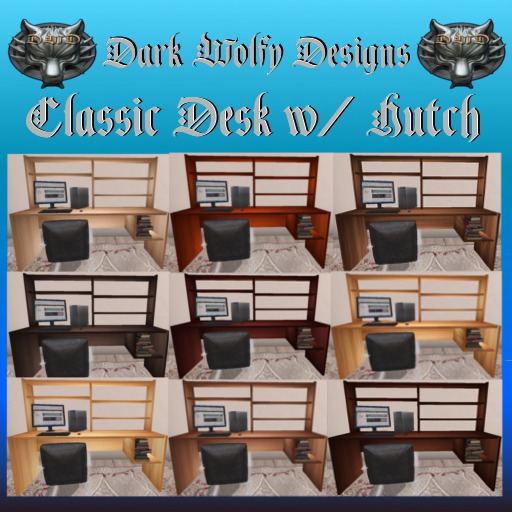 <DWD> Desk w/ Hutch Boxed