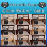 <DWD> Desk w/ Hutch Boxed