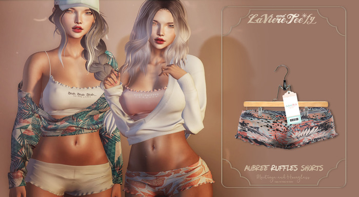 Tee*fy Aubree  Ruffles Shorts - Tropical