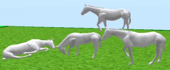 Collection of Blank Horse