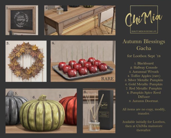 ChiMia - Red Metallic Pumpkin