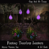 *(FFC)* Fantasy Teardrop Lantern - Violaceous   BOXED.