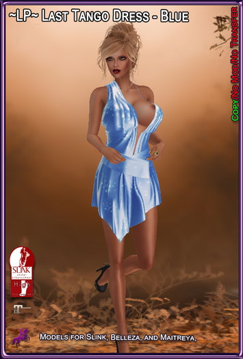 ~LP~ Last Tango Dress (BOXED) Blue