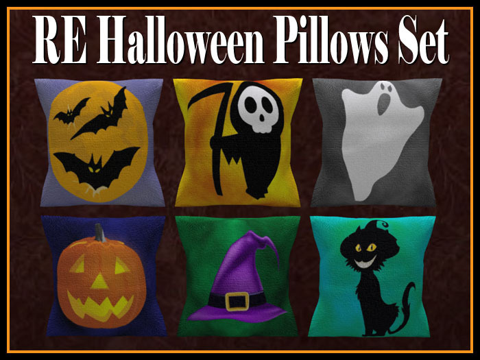 RE Halloween Pillow Set