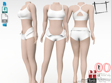 Dae Obj FBX Rolled Down Open Front  Maitreya,Ocacin Standard, Slink