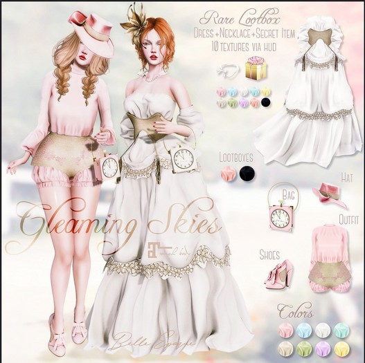 Belle Epoque { Gleaming Skies } Bag Yellow (Box)
