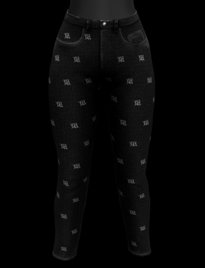 [79] Black Monogram Denim