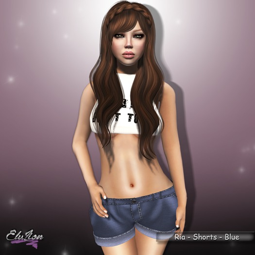 Eluzion * Ria BLUE Shorts