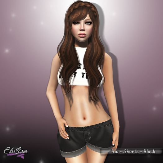 Eluzion * Ria BLACK Shorts