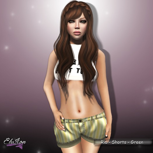 Eluzion * Ria GREEN Shorts