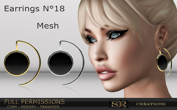 Earrings n 18 Full Permissions Box