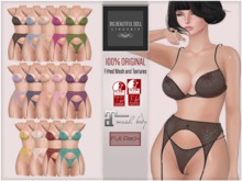 BigBeautifulDoll - Rhiannon Mesh Lingerie Set - FULL PACK