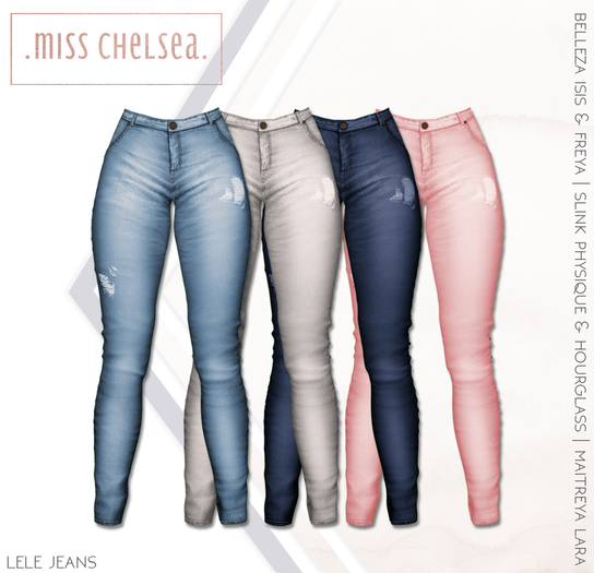 .miss chelsea. Lele Jeans Colour Pack 2