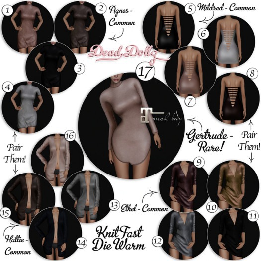 .::Dead Dollz::. 4. Agnes - Gray - Common