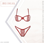 .miss chelsea. Lele Lingerie Red