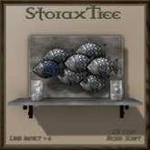 Seaside Fishes Wall Decor A6