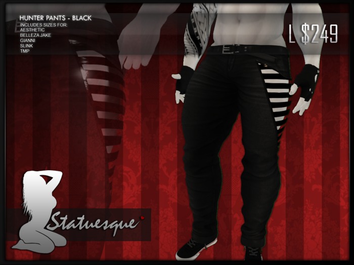 ❤ {S} Hunter Jeans - Black