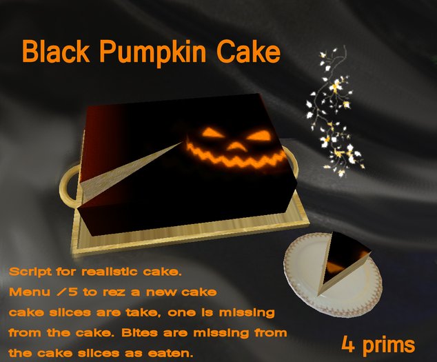 Black Pumpkin Cake