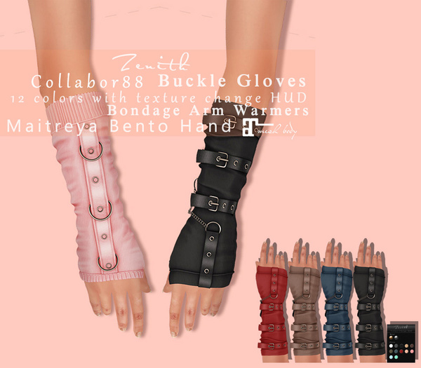 =Zenith=Buckle Gloves - Lara (All Color)
