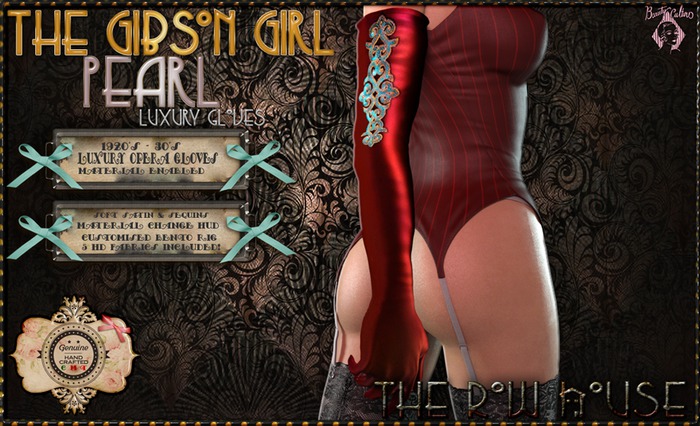 The Row House_The Gibson Girl Collection "PEARL" Opera Luxury Gloves