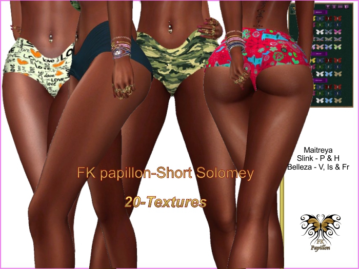 FK papillon-Short Solomey